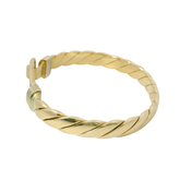 6.5” Pre-owned 9CT Stone Set Hook & Loop Bangle (33.20g)